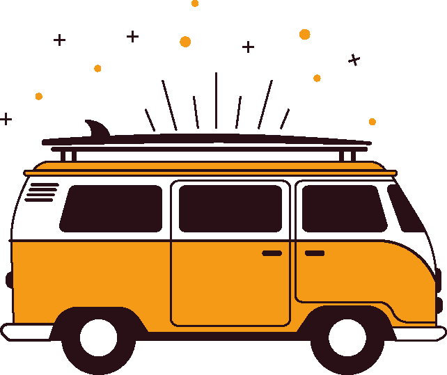 van'drouilleurs agence logo brest van van trip vacances Bretagne Road trip